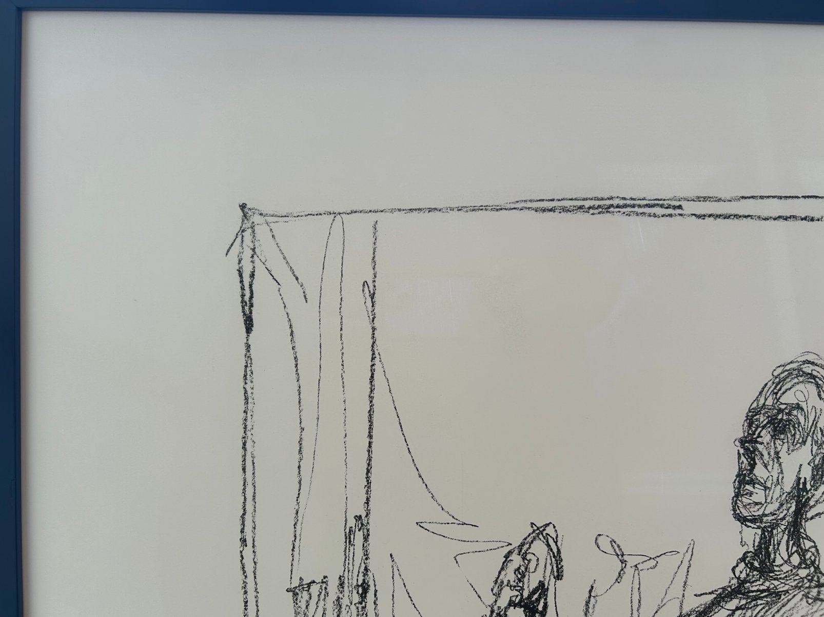 A.Giacometti “Buste” – Ingelijste Officiële Maeght Litho ‘05, Ophalen, Portret en Figuren, Lithografie, Ingelijst
