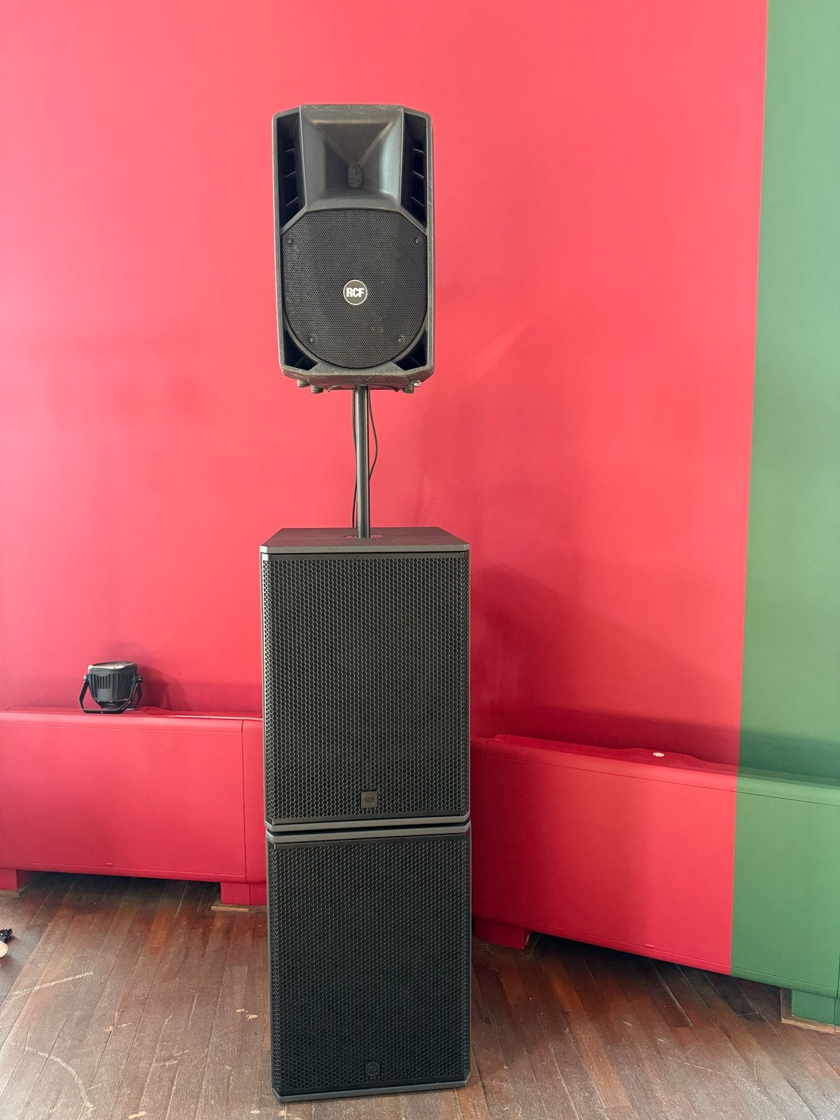 6* RCF 8003 mk3, Subwoofer, Zo goed als nieuw, 120 watt of meer, Ophalen
