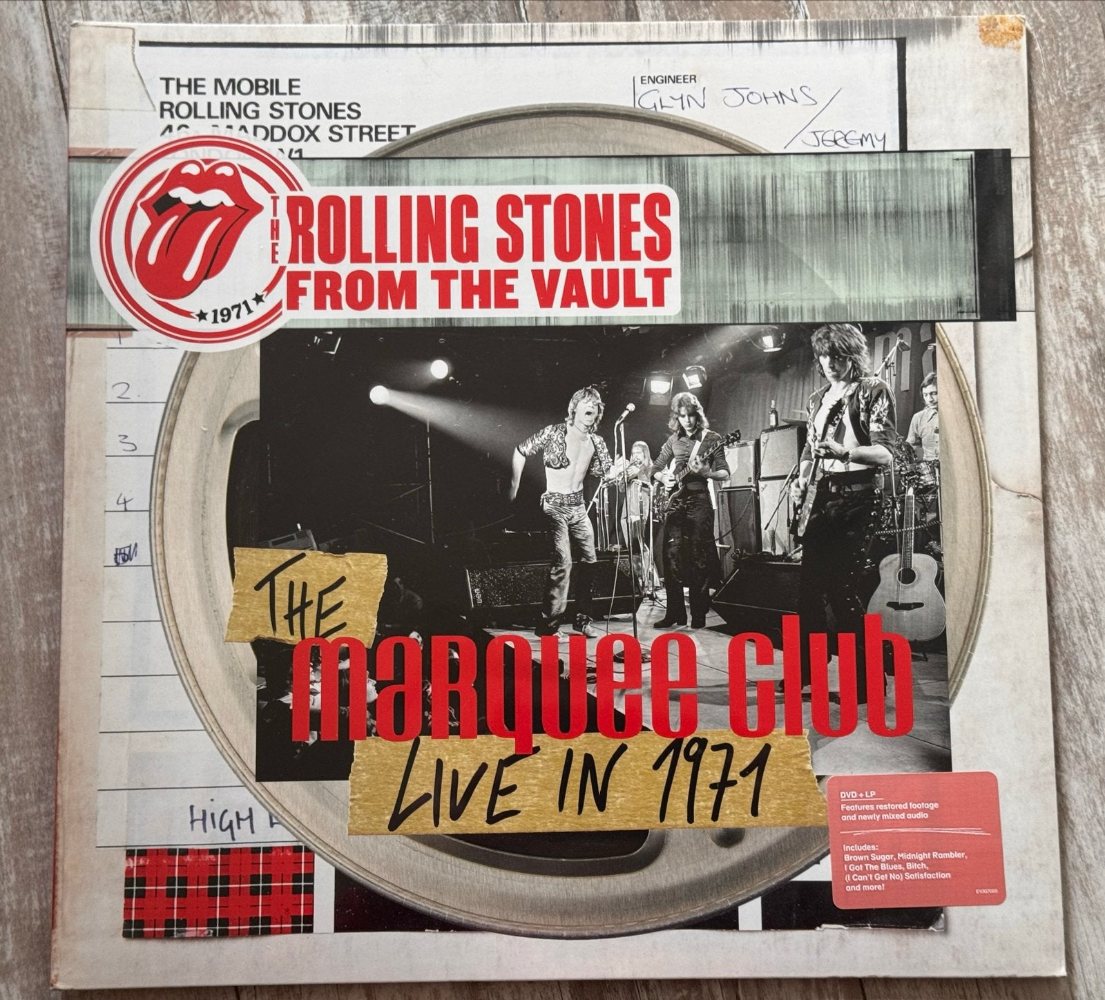 Rolling Stones The Marquee Club Live In 1971 LP + DVD, LP, Verzenden, Speciale editie, Zo goed als nieuw