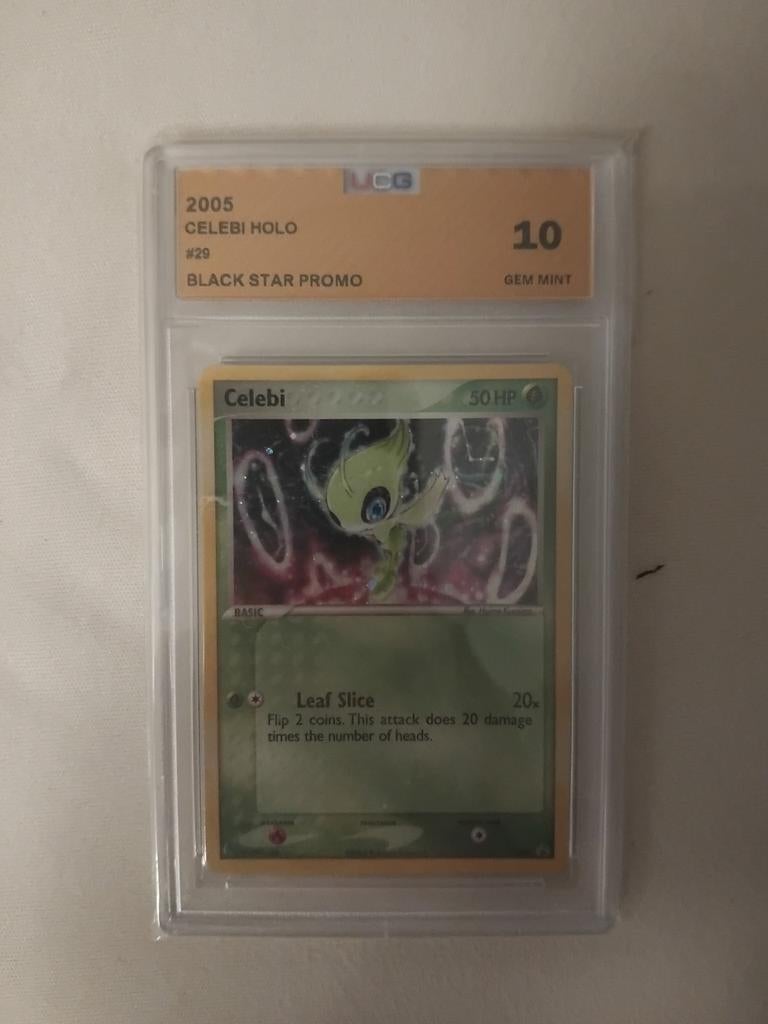 Celebi Holo Black Star Promo #29 (2005) - UCC Graded 10, Ophalen of Verzenden, Nieuw, Losse kaart, Foil