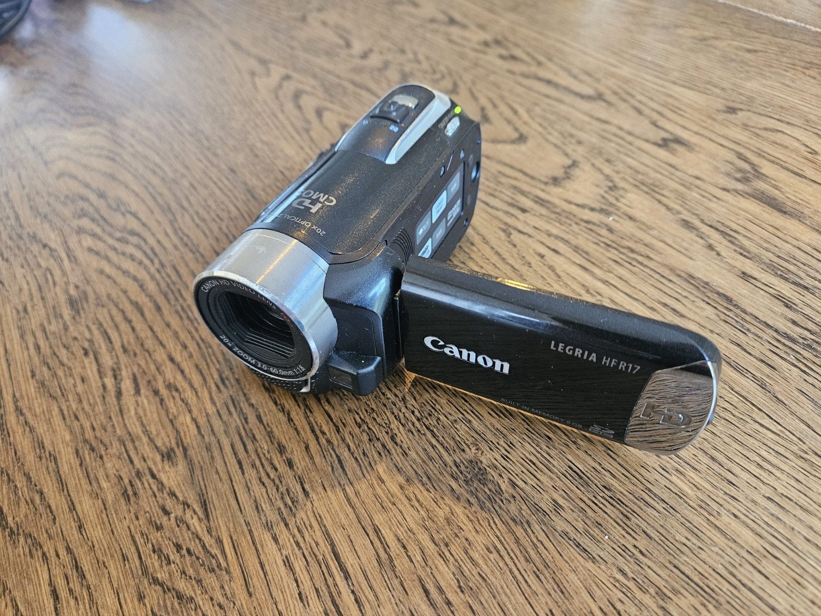 Canon Legria HF R17 hand held video camera, Ophalen of Verzenden, Geheugenkaart, Canon, 20x of meer
