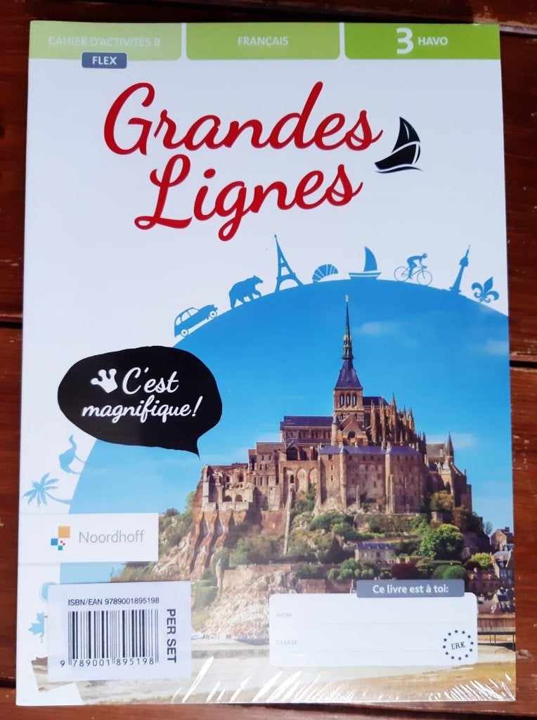 Grandes Lignes flex 3 Havo cahier d'activités deel A en B, Boeken, Ophalen of Verzenden, Nieuw, HAVO, Frans