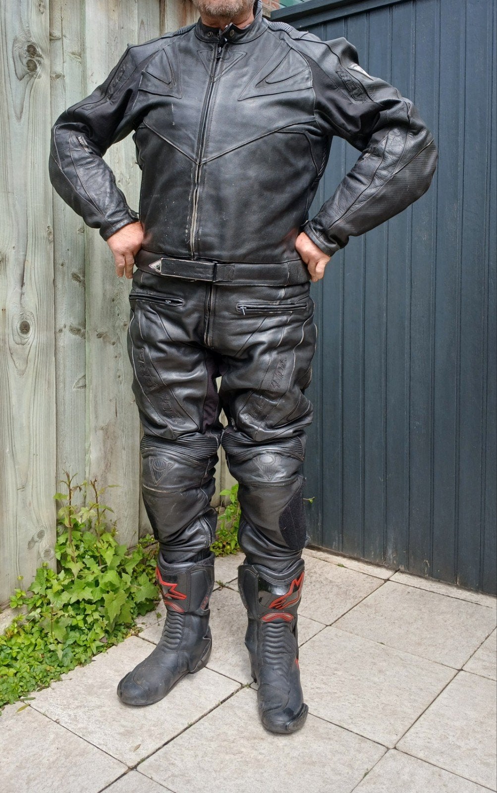 Revit! Tweedelig leren motorpak grote maat, Motoren, Kleding | Motorkleding, Ophalen of Verzenden, Tweedehands, Combipak