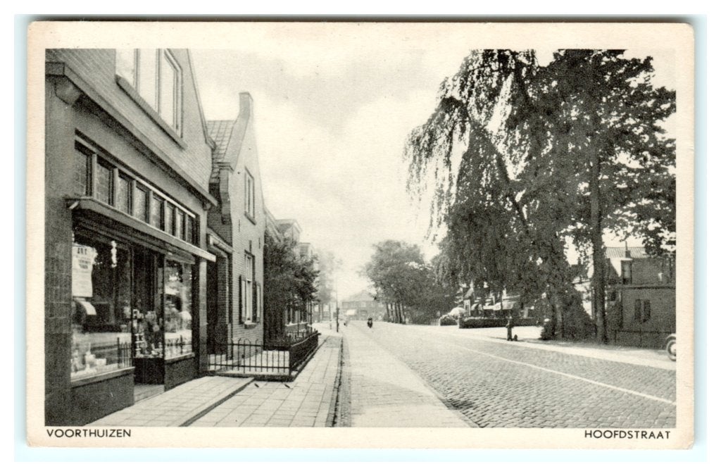 Voorthuizen, Hoofdstraat, Ophalen of Verzenden, 1940 tot 1960, Gelopen, Gelderland