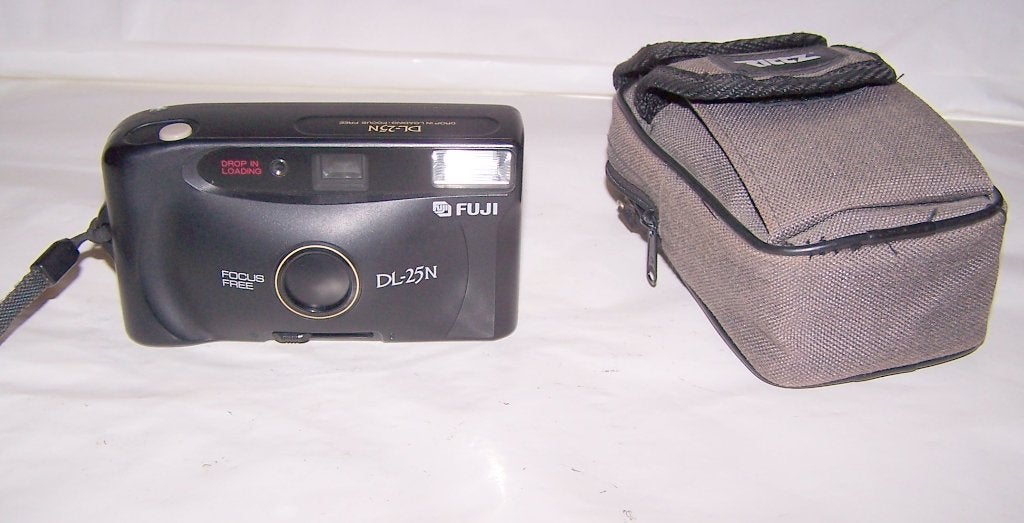 Fuji DL25-N met tasje. In zeer goede werkende staat., Ophalen of Verzenden, Zo goed als nieuw, Compact, Fuji