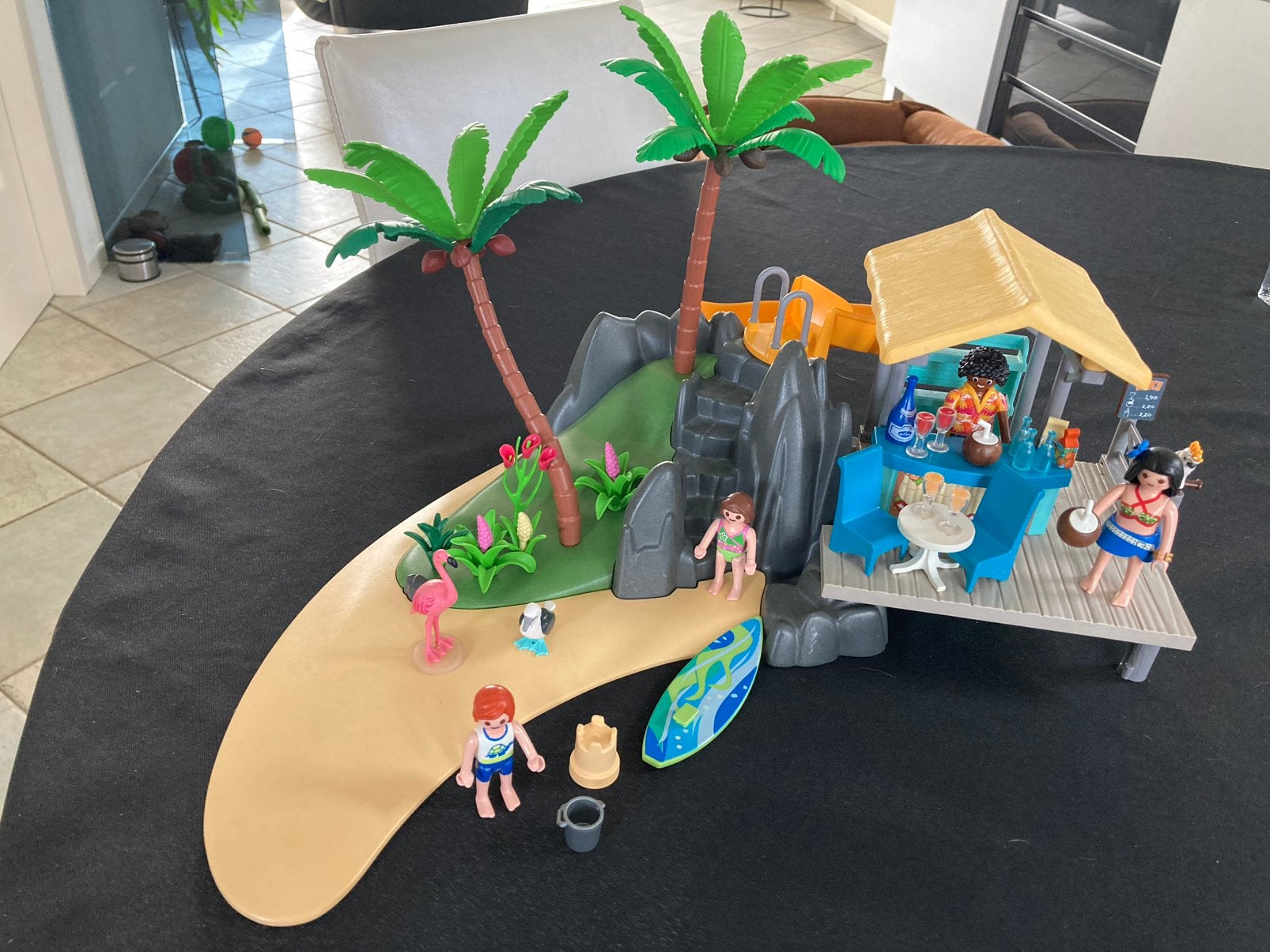 Playmobil valantie eiland met strandbar., Ophalen of Verzenden, Zo goed als nieuw