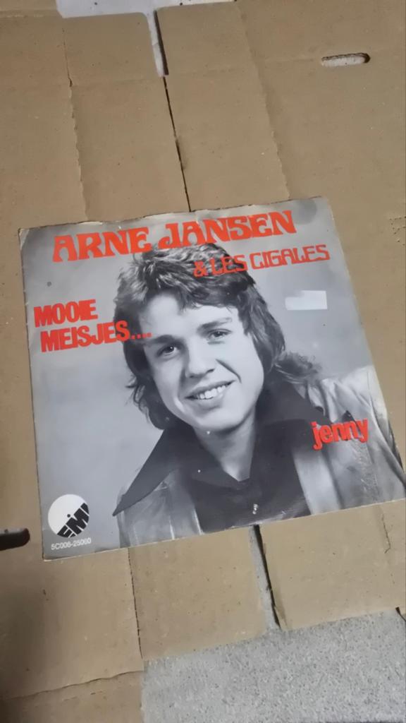 Arne Jansen & Les Cigales - Mooie Meisjes... / Jenny Single, Gebruikt, 7 inch, Single, Ophalen of Verzenden