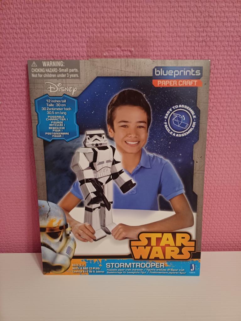 Star Wars blueprints paper craft, Stormtrooper, Verzamelen, Star Wars, Ophalen of Verzenden, Nieuw, Overige typen