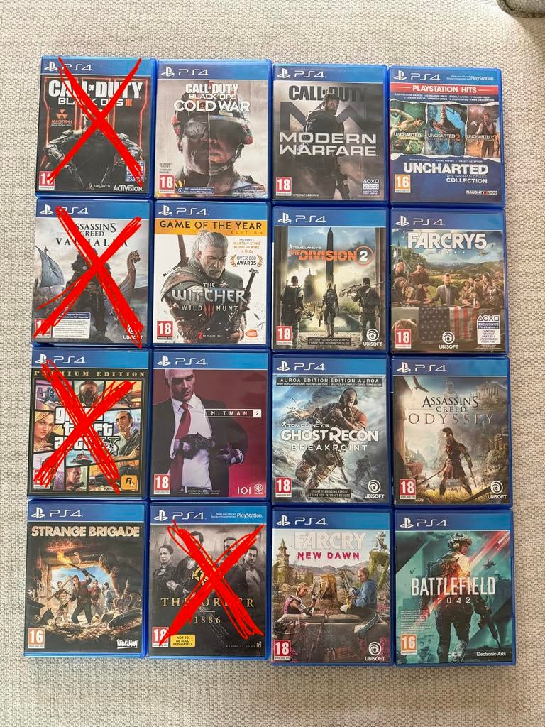 Diverse PS4 games te koop – los of als bundel!, Spelcomputers en Games, Spelcomputers | Sony PlayStation 4, Zo goed als nieuw