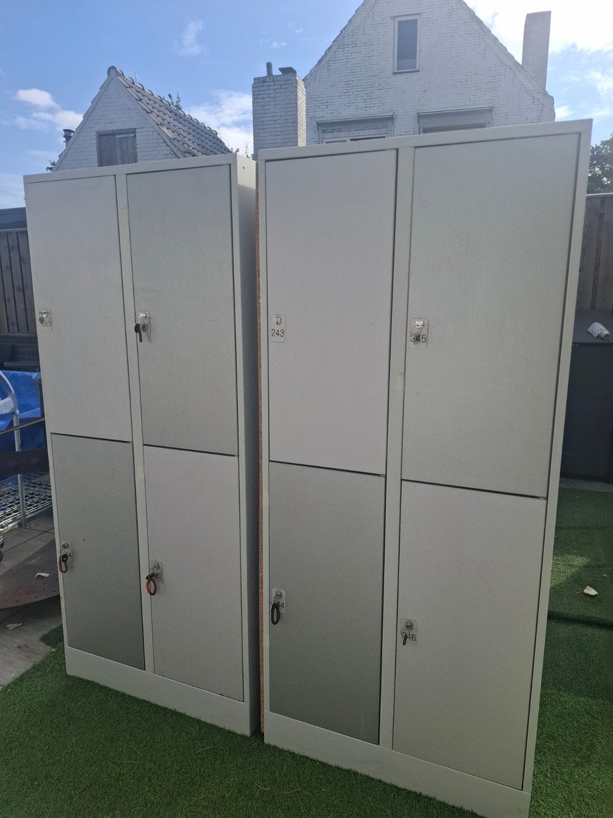 Grote metalen lockerkasten, Huis en Inrichting, Ophalen