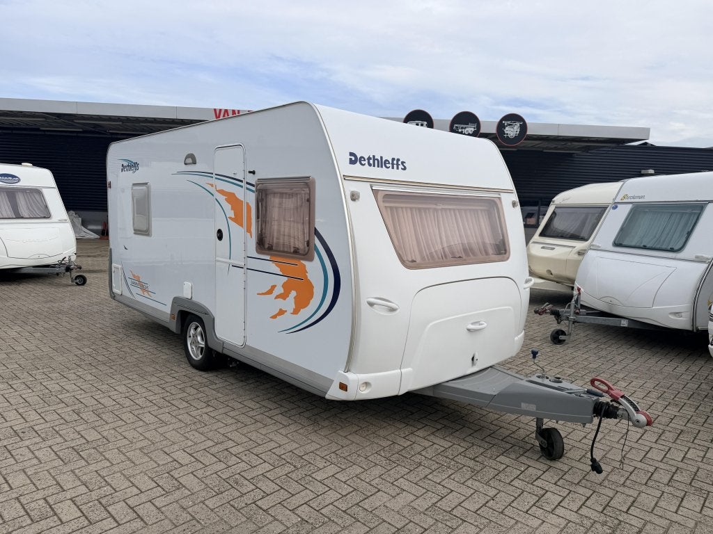 Dethleffs Summer Edition 450 Mover, Fransbed tent, Caravans en Kamperen, Rondzit, Bedrijf, 750 - 1000 kg, Tot en met 4