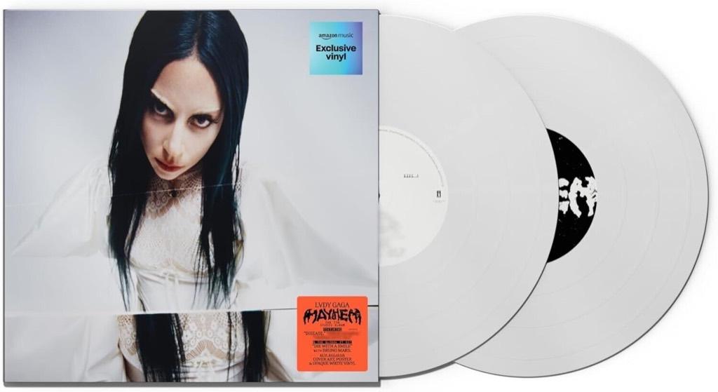 NIEUW SEALED Lady Gaga Mayhem White Vinyl 2LP +Poster Merch, Verzenden, 2020 tot heden, Limited edition, 12 inch