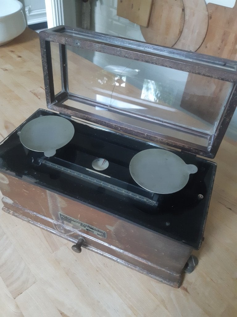 Antieke  Precisieweegschaal Torsion Balance Co. ca 19201920, Ophalen of Verzenden