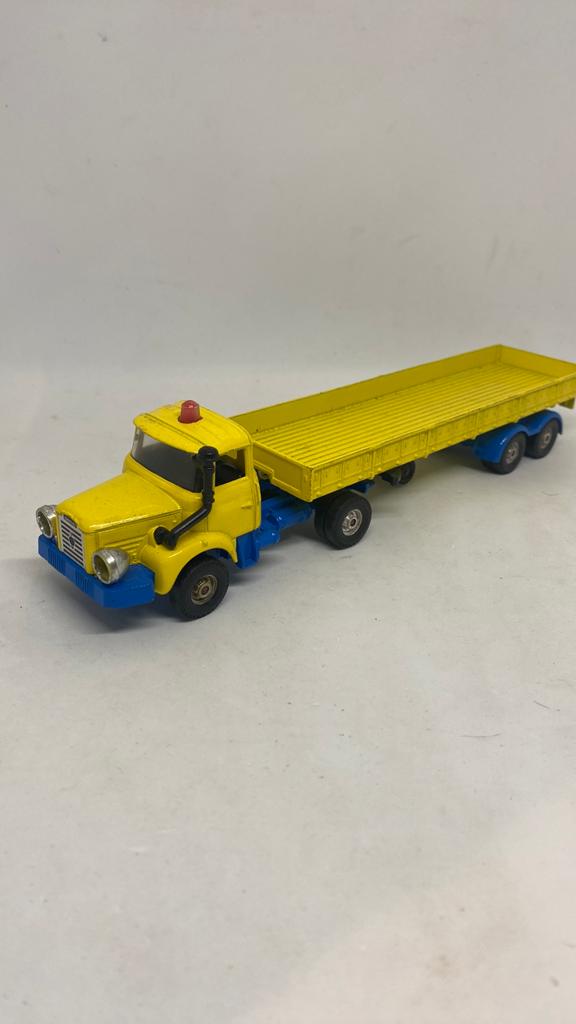 Vintage Corgi Speelgoed Vrachtwagen en Oplegger - Geel/Blauw, Corgi, Unit C, Empress Park, Empress Road, Southampton, SO14 0HH