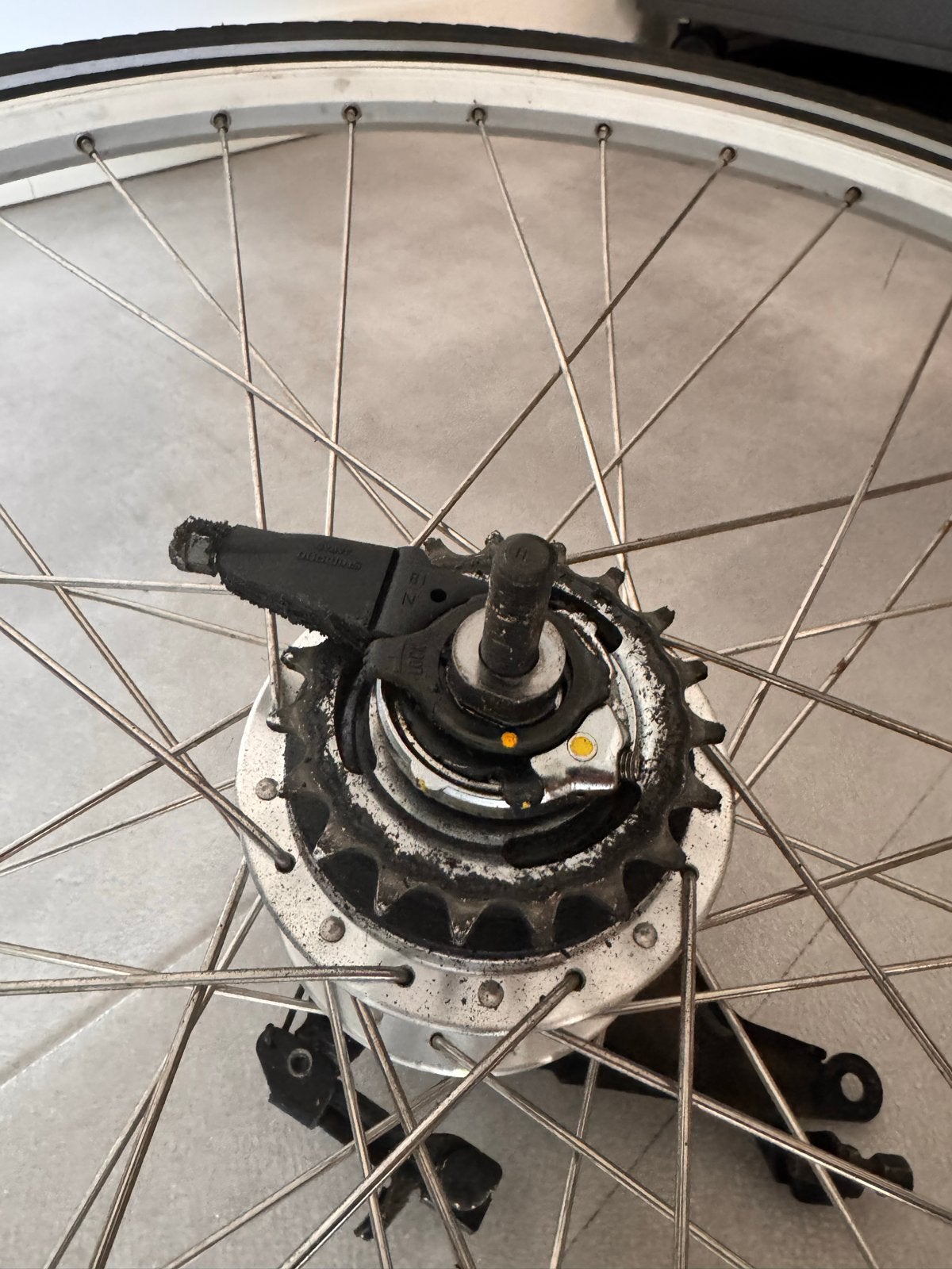 Nexus 7 achterwiel 28" met Rollerbrakes, Fietsen en Brommers, Fietsonderdelen, Gebruikt, Aluminium, Ophalen, Elektrische fiets