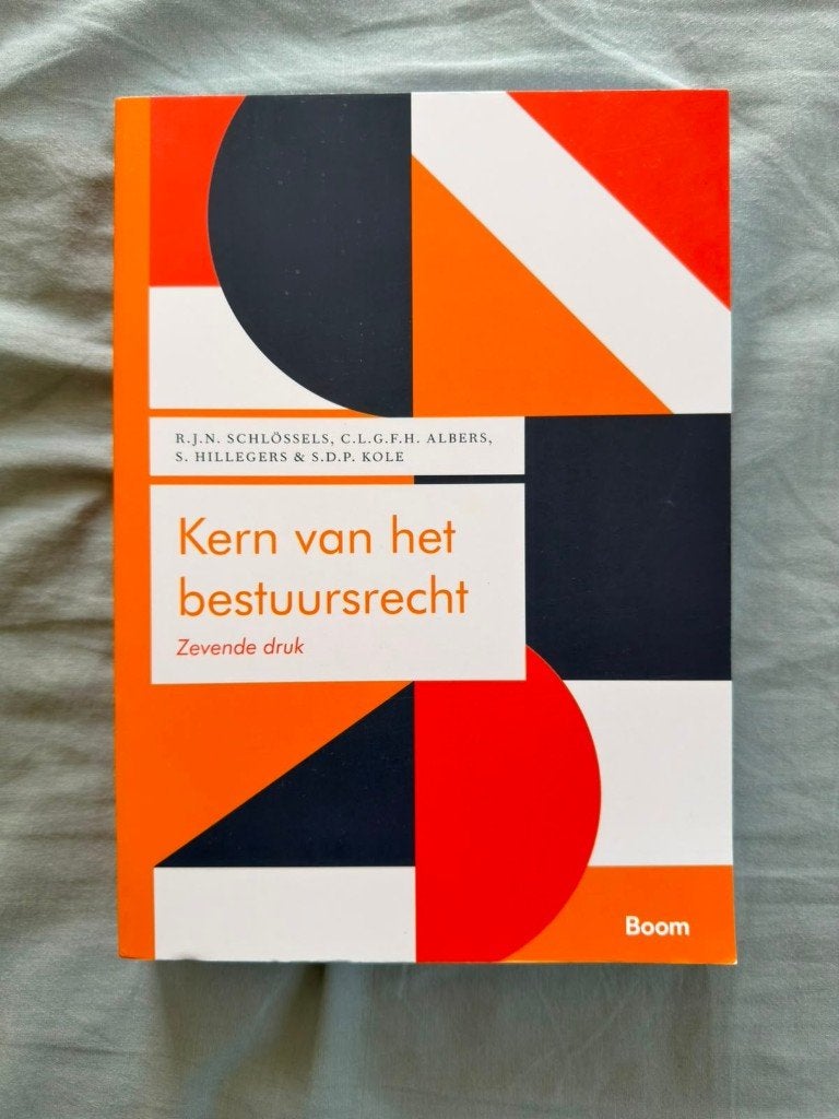 Kern van het bestuursrecht, Ophalen, Boom, Nieuw, WO