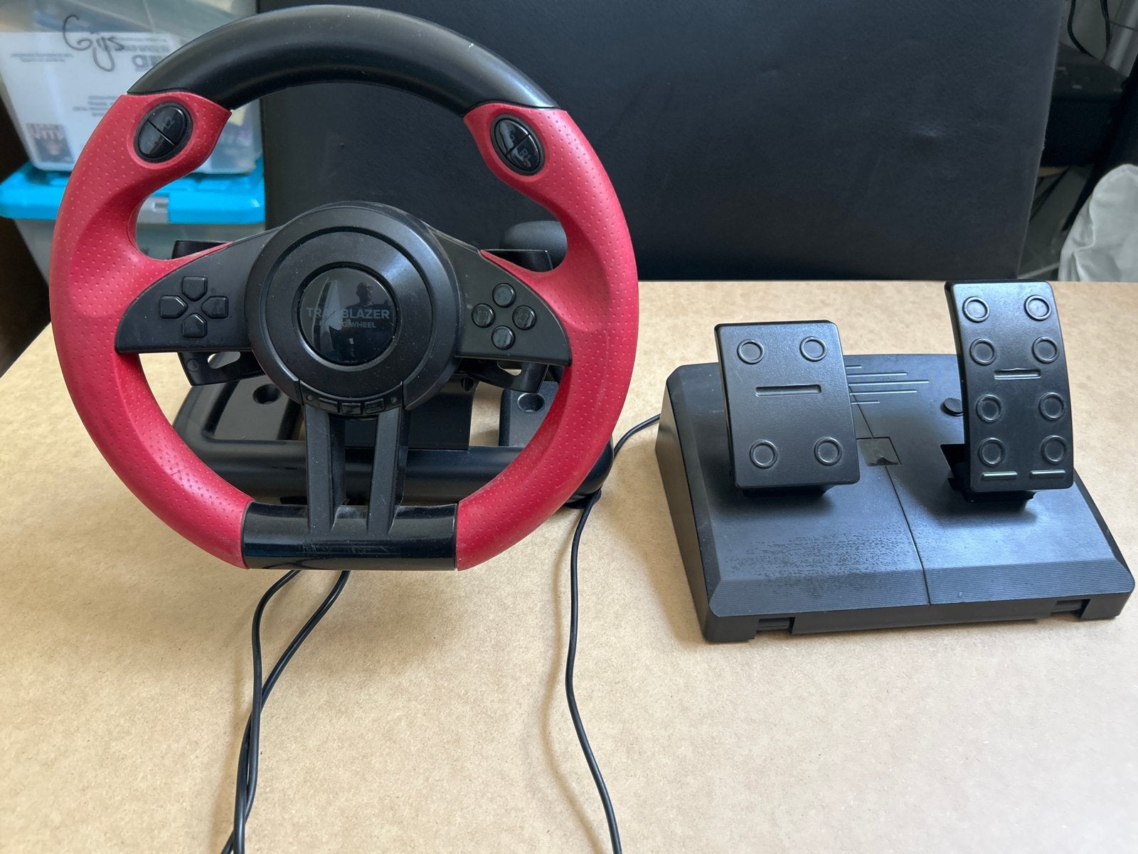 Speedlink Trailblazer Racing Wheel met pedalen, Speedlink, Ophalen, Gebruikt, Racestuur