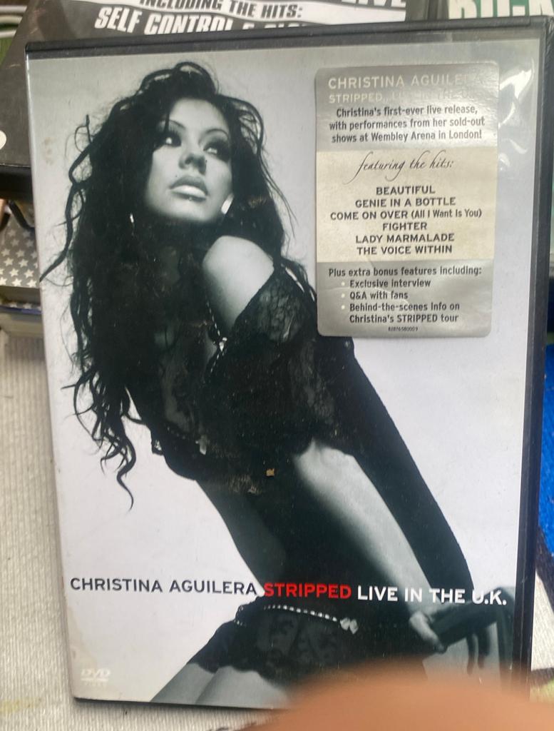 Christina Aguilera dvd, Ophalen of Verzenden, Zo goed als nieuw