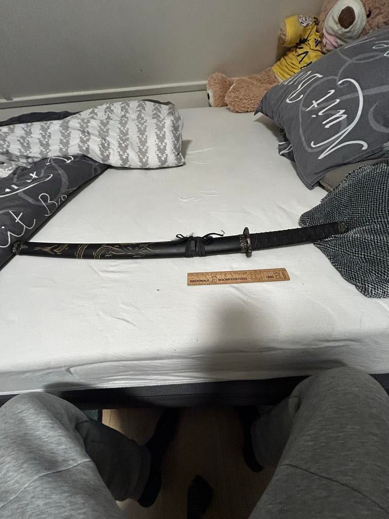 Decoratieve Katana Zwaard met Schede, Antiek en Kunst, Antiek | Overige Antiek, Ophalen of Verzenden