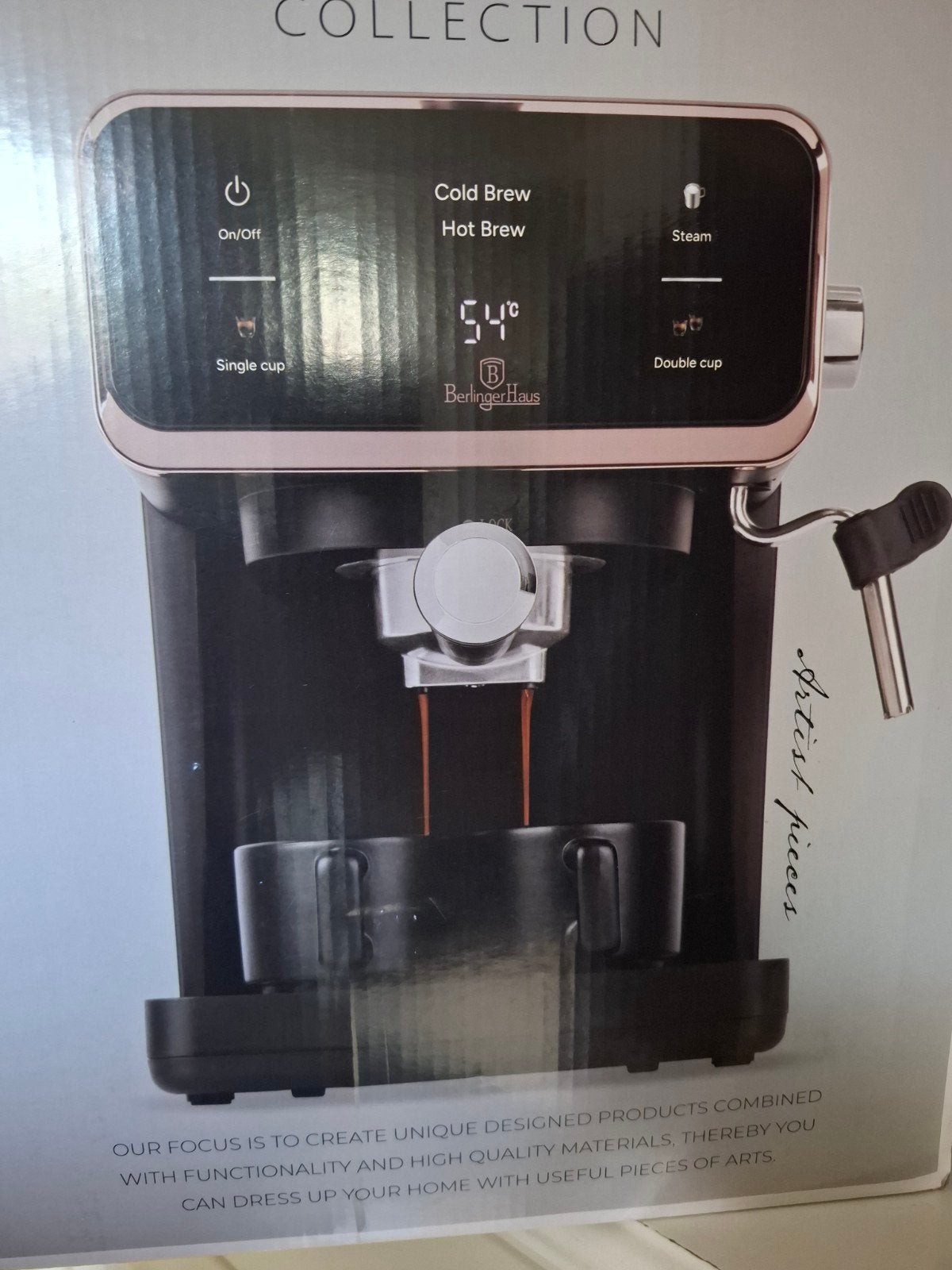koffie Berlinger Haus espresso machine special Collection., Gemalen koffie, Espresso apparaat, 10 kopjes of meer, Nieuw