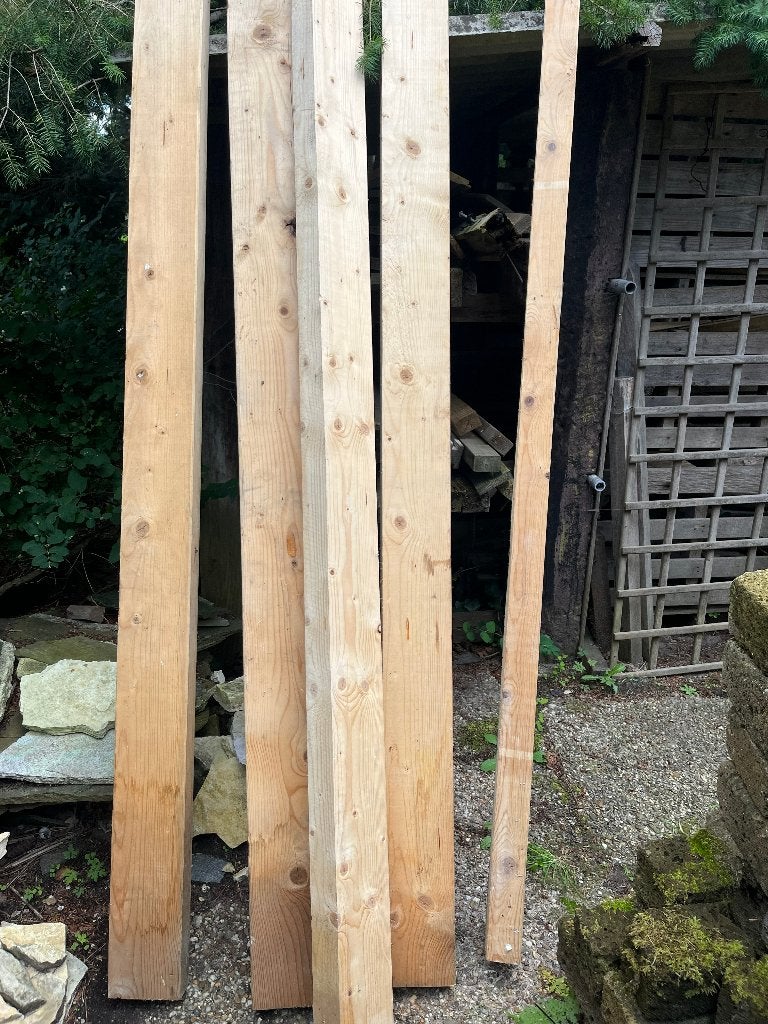 vuren balken, Ophalen, Zo goed als nieuw, 250 cm of meer, Balken