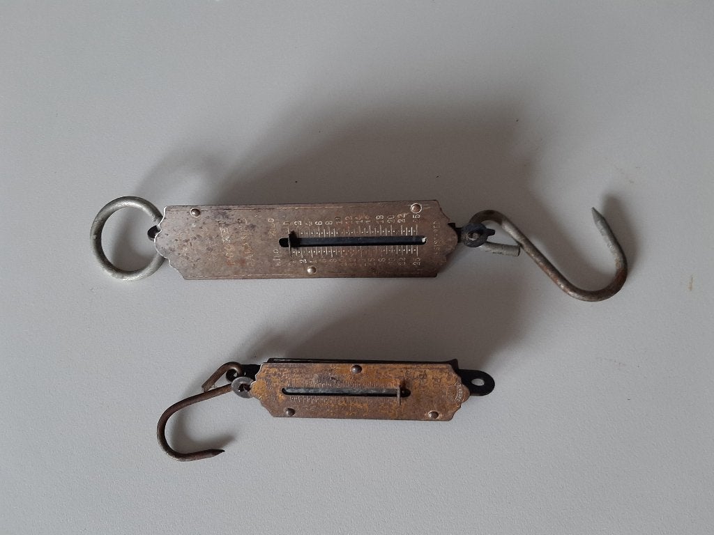 2 antieken unster weeghaken, Ophalen of Verzenden