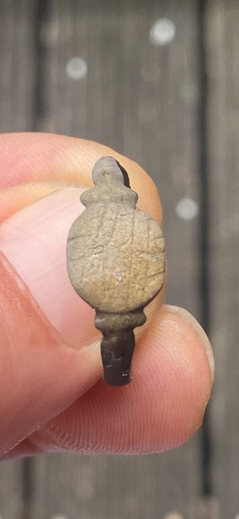 Bodemvondst Romeins zilveren ring Bunnik., Antiek en Kunst, Verzenden
