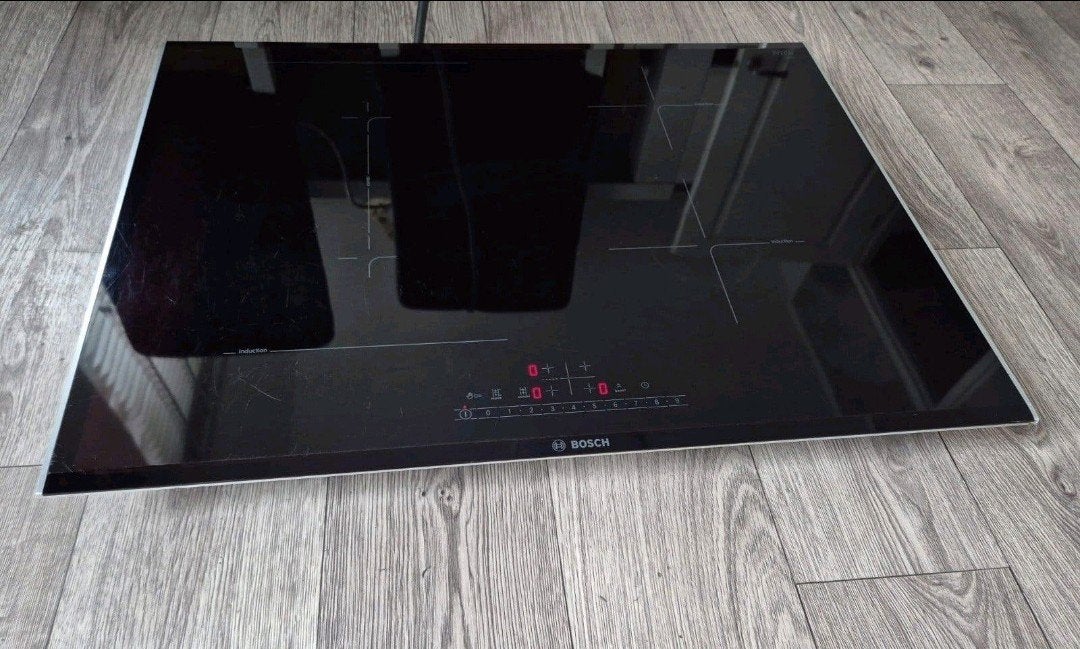 BOSCH PVS775FB5E inductie kookplaat 70CM met boosterfunctie, Ophalen, 4 kookzones, Zo goed als nieuw, Energieklasse A of zuiniger