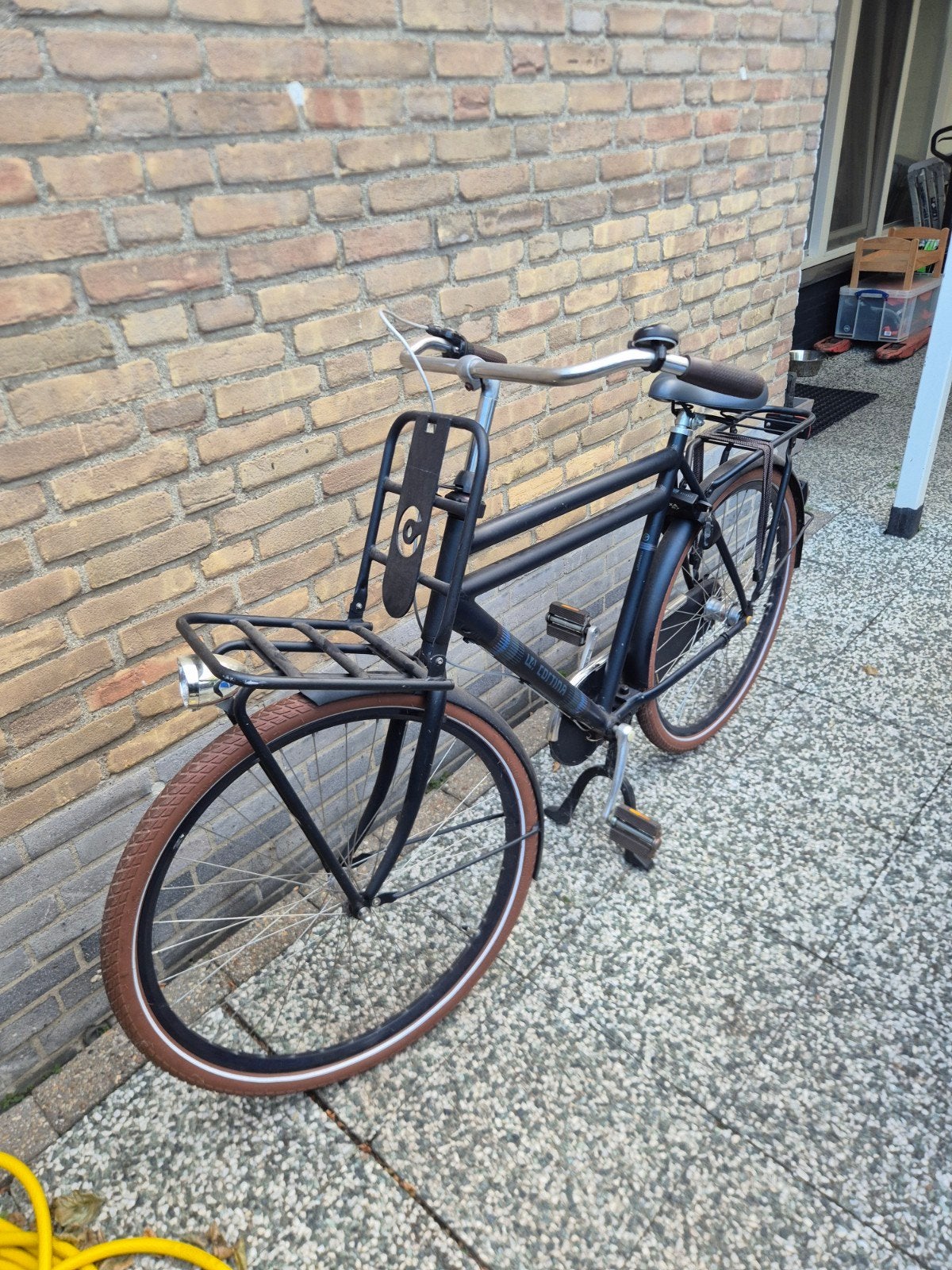 Transportfiets met nieuwe banden - Zo goed als nieuw, Fietsen en Brommers, 53 tot 56 cm, Versnellingen, Zo goed als nieuw, Trommelrem
