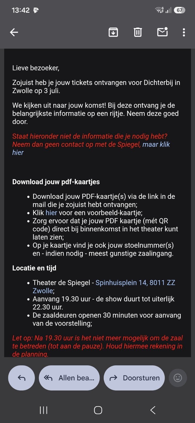 2x tickets Dichterbij Psychologie in Theater vanavond Zwolle, Twee personen, Overige soorten