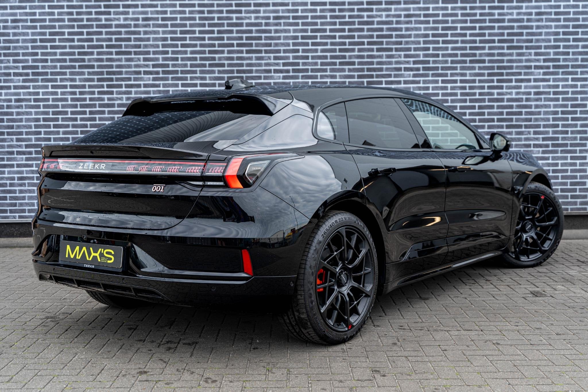 ZEEKR 001 AWD Sport Edition 100 kWh | Stoelventilatie | Stoe, 12 maanden, 585 km, 545 pk, Zwart