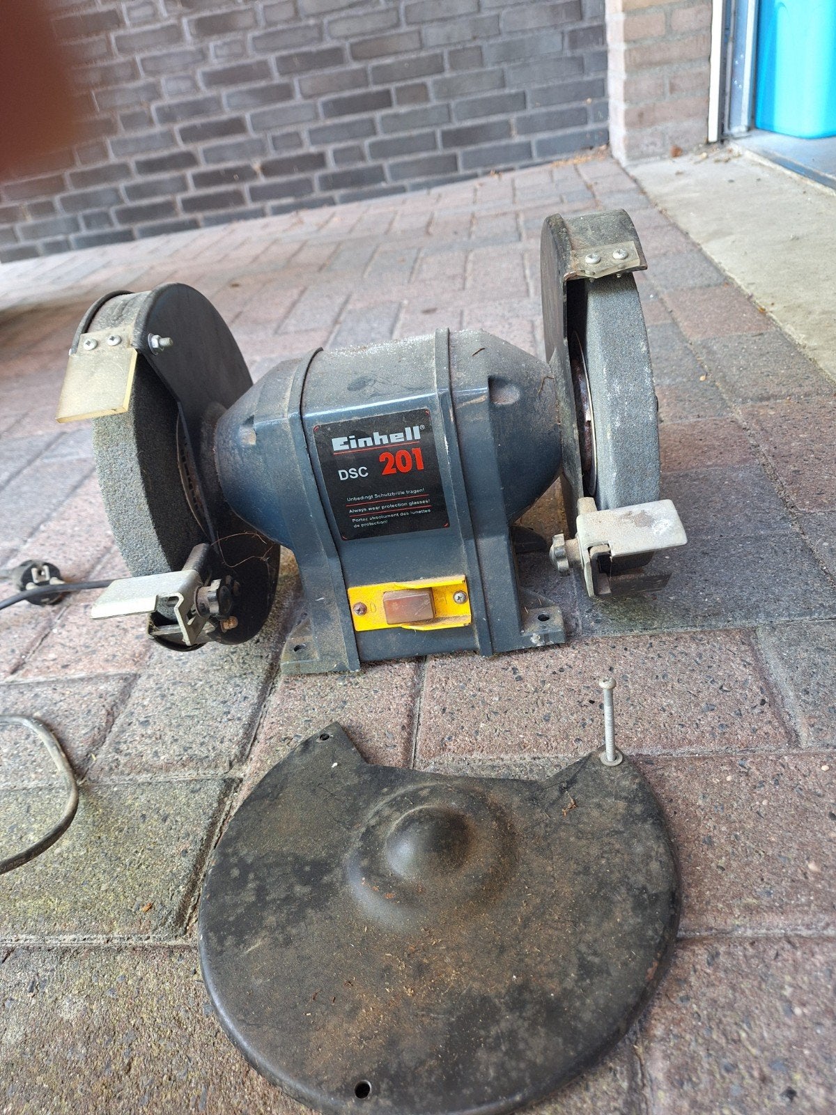 Einhell DSC 201 Werksbankslijpmachine - Gebruikt, Ophalen, Gebruikt, Minder dan 700 watt, Werkbankslijpmachine