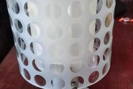 Vintage IKEA Käre tafellamp , Ophalen of Verzenden, Zo goed als nieuw, Glas