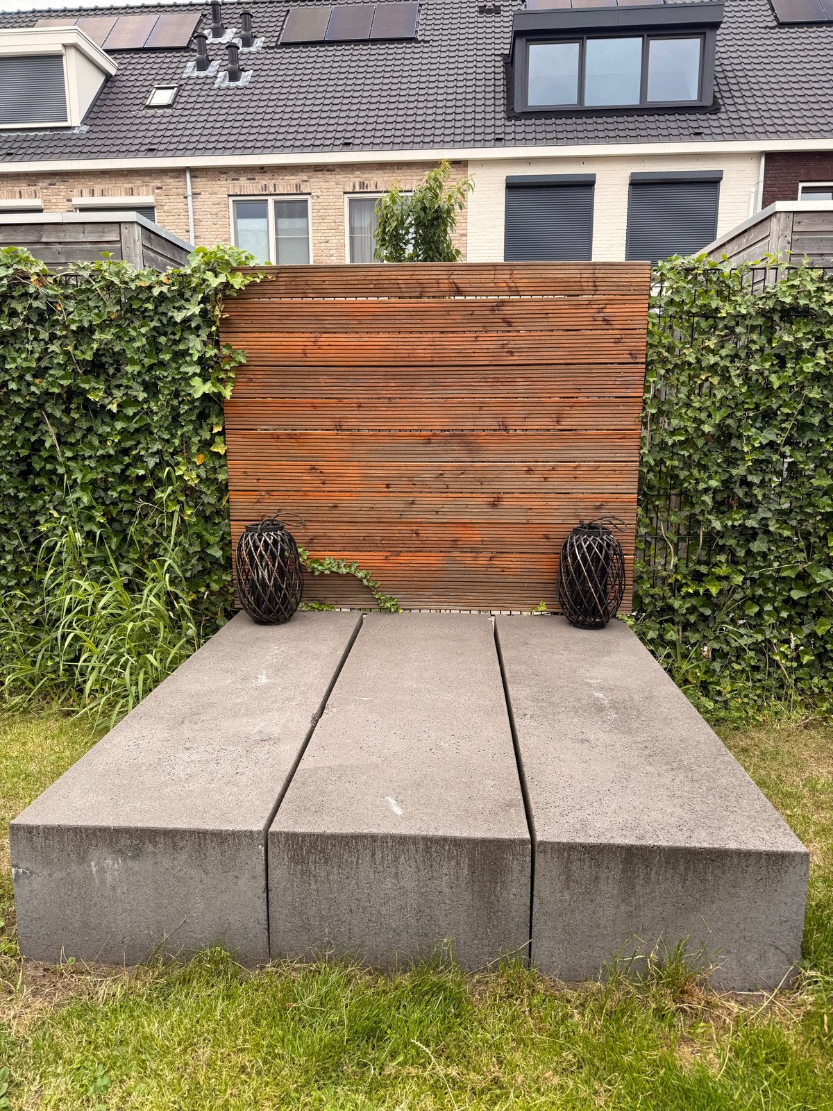 Betonblokken voor buiten - 200x60x40 cm, Ophalen, Zo goed als nieuw, Beton