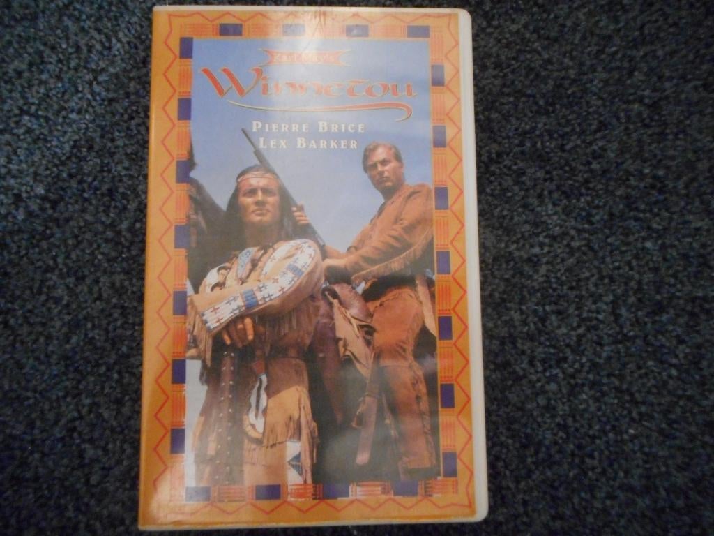 WINNETOU! Mooie Speelfilm Klassieker Op VIDEO!, Cd's en Dvd's, VHS | Film, Vanaf 12 jaar, Verzenden, Zo goed als nieuw, Actie en Avontuur