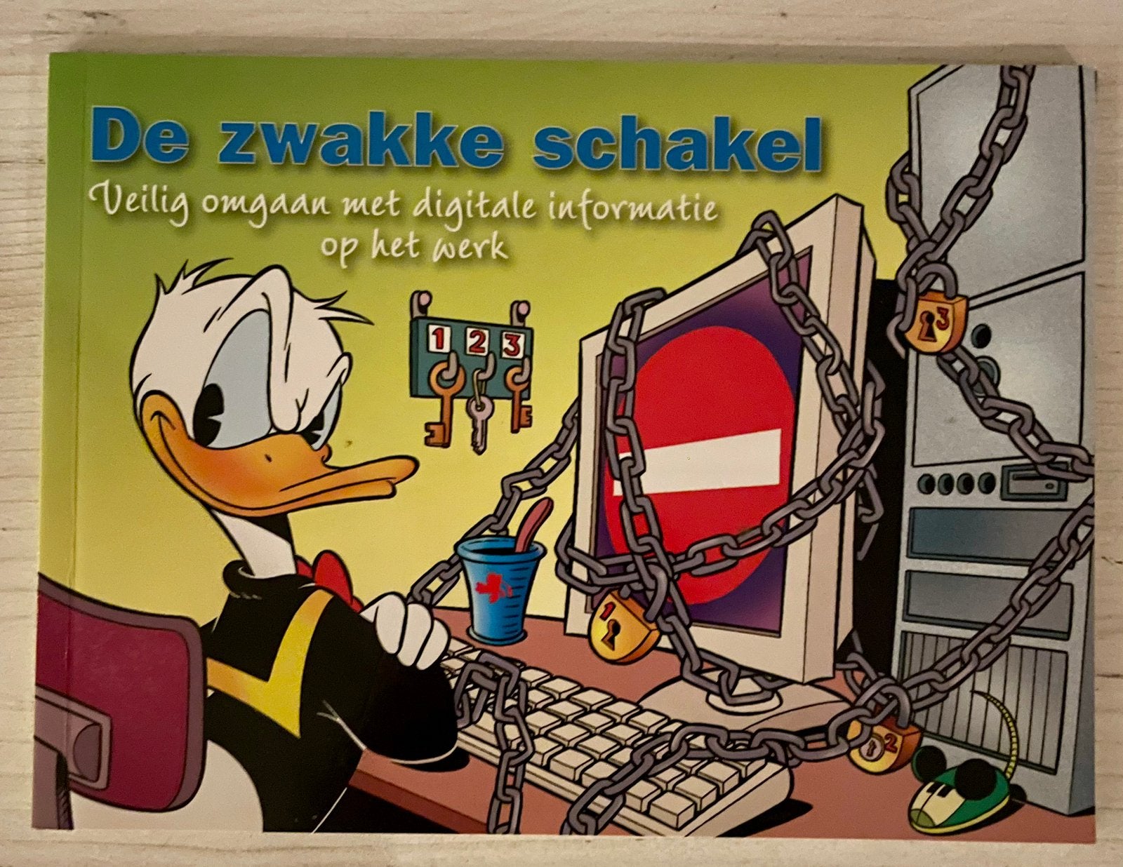Donald Duck - De zwakke schakel: uniek zeldzaam verzamelitem, Eén stripboek, Ophalen of Verzenden, Nieuw