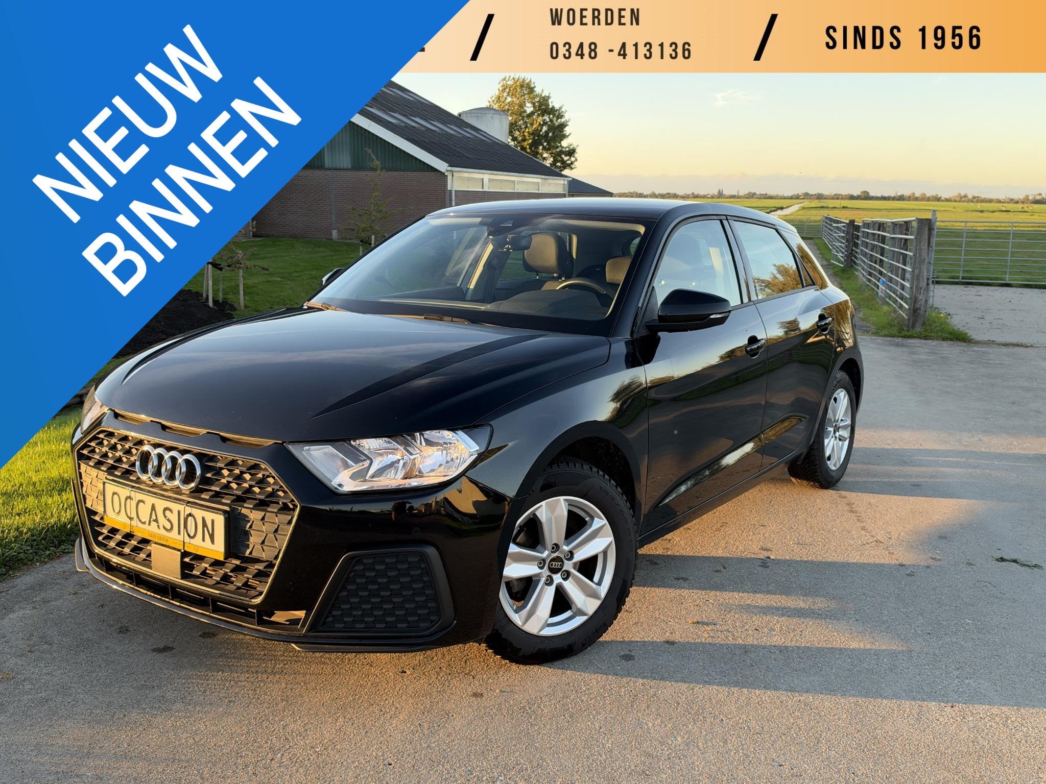 Audi A1 Sportback 25 TFSI Advanced edition CARPLAY | VIRTUEE, Voorwielaandrijving, Stof, 95 pk, Zwart