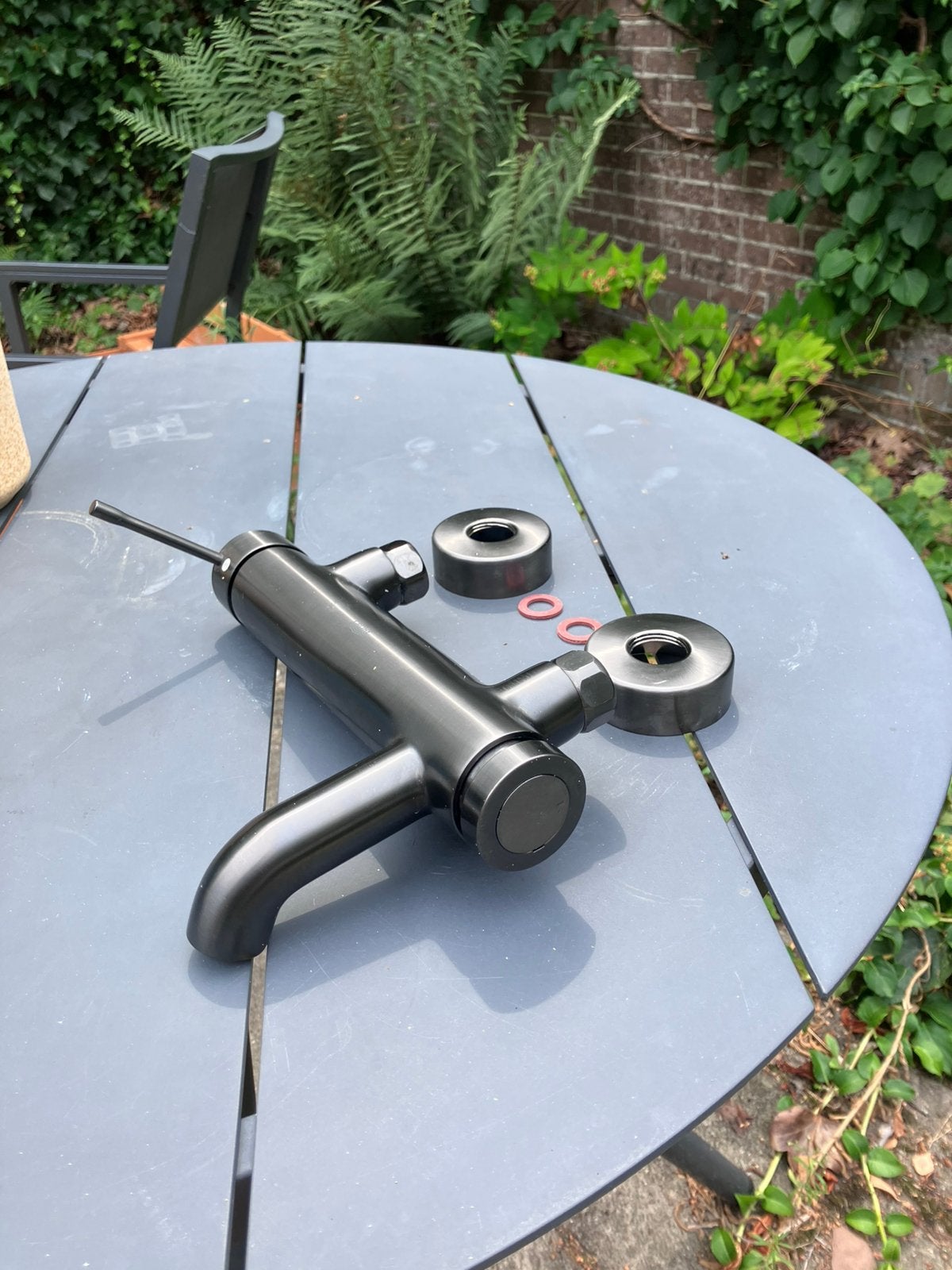 Grohe badkraan kleur hard graphite, Ophalen of Verzenden, Zo goed als nieuw, Bad
