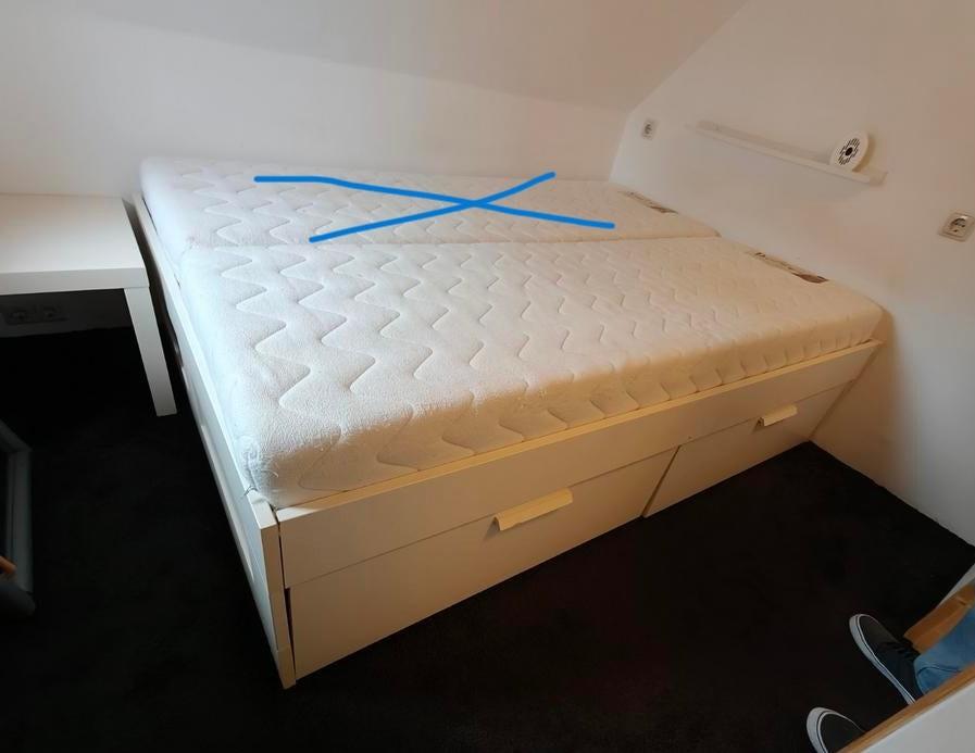 Matras 70x200, Huis en Inrichting, Slaapkamer | Matrassen en Bedbodems, Ophalen, Zo goed als nieuw, Matras, 200 cm