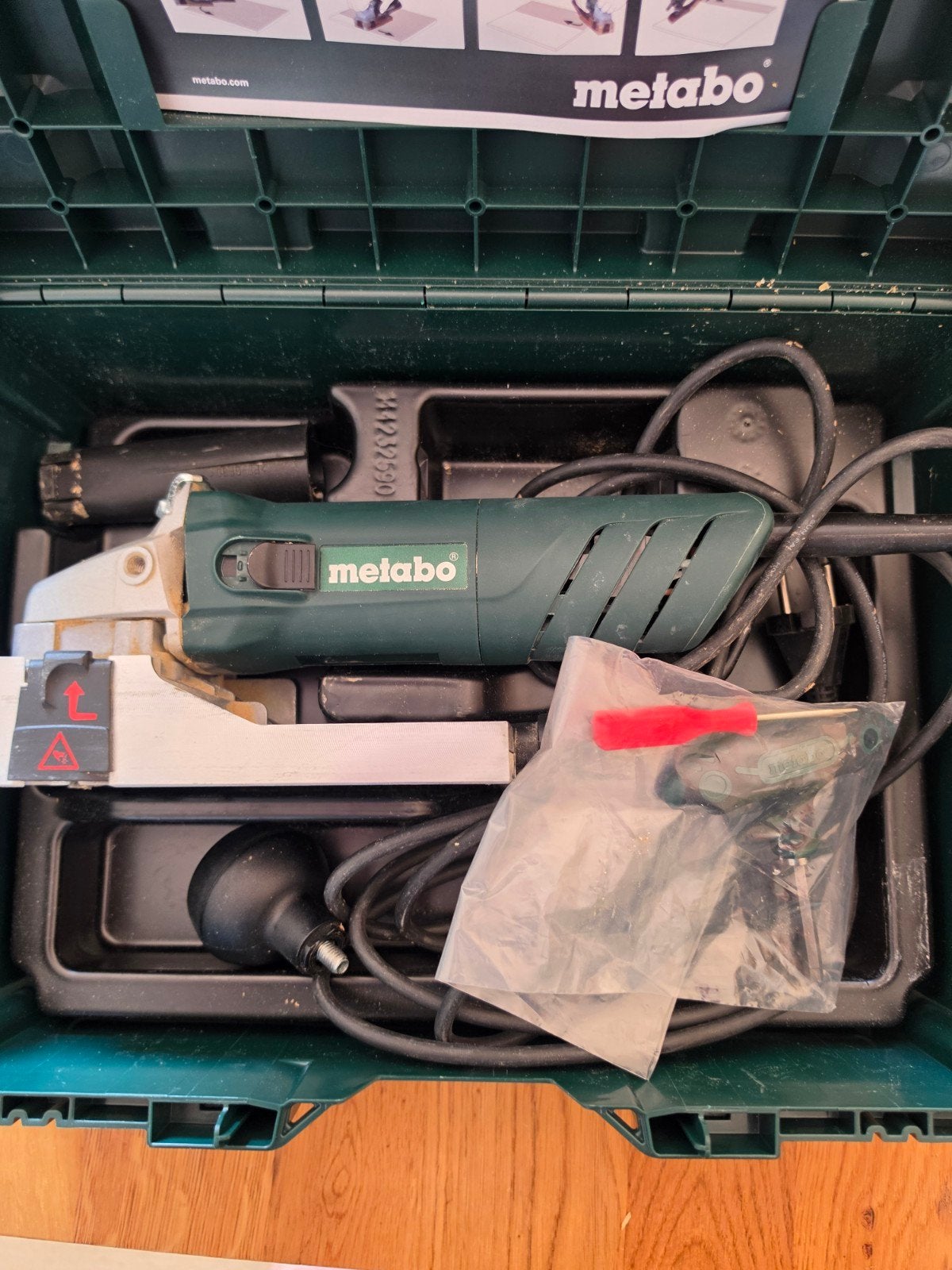 Metabo LF 724 S Lakfrees 710W Schaafmachine in Koffer, Ophalen of Verzenden, Gebruikt, Elektrisch