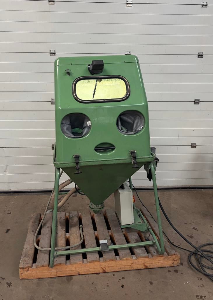 Natstraalcabine waterstraalcabine wetblasting vaporblasting, Ophalen of Verzenden, Zo goed als nieuw