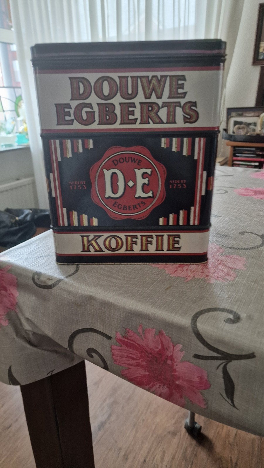 Vintage Douwe Egberts Koffie Bewaarblik, Ophalen of Verzenden