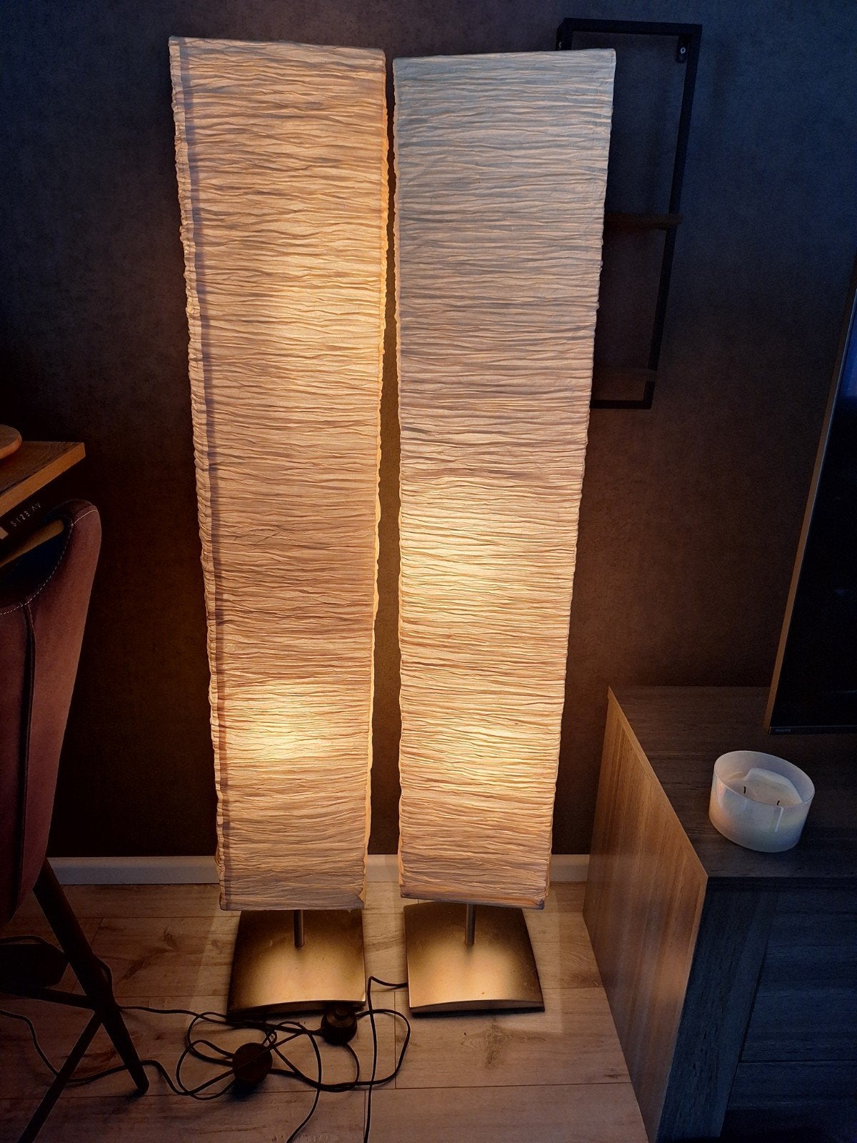 Sfeervolle set staande lampen / vloerlampen, Ophalen, Gebruikt, Modern, Sfeervol, E14 (klein)