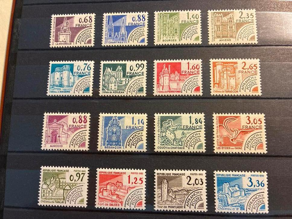 Postzegels Frankrijk Postfris met voorafstempeling, Ophalen of Verzenden, Postfris