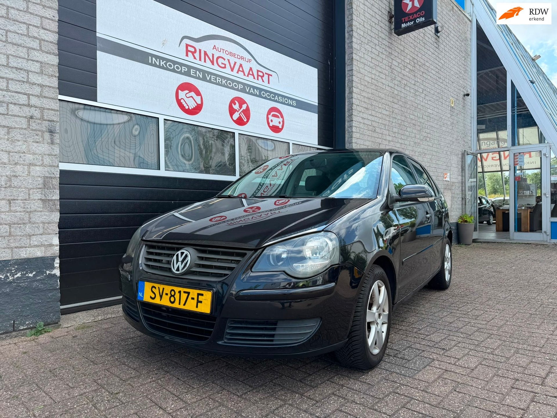 Volkswagen Polo 1.2-12V Trendline 1 JAAR APK, 540 kg, 1198 cc, Zwart, Bedrijf