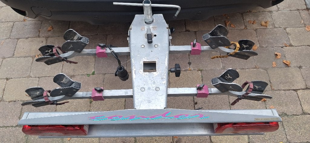 Fietsendrager Spinder Condor, Auto diversen, Ophalen, 2 fietsen, Gebruikt, Trekhaakdrager