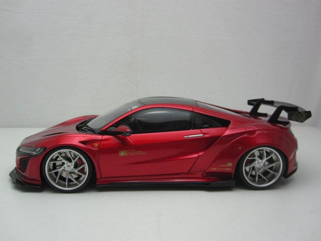 Honda NSX Liberty Walk GT Spirit 1:18, Hobby en Vrije tijd, Modelauto's | 1:18, Ophalen of Verzenden, Zo goed als nieuw, Auto