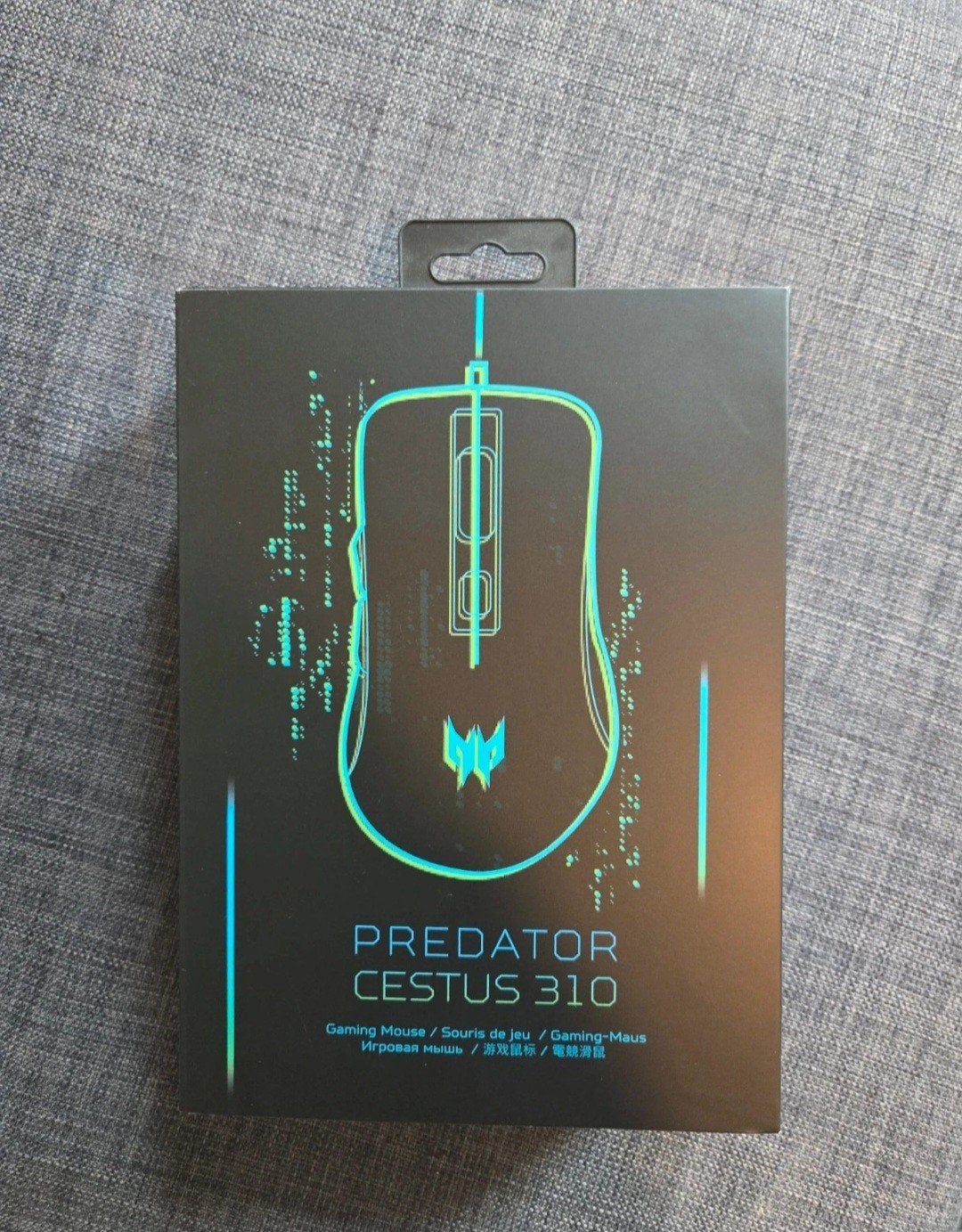 Acer Predator Cestus 310 Gaming Muis - Nieuw in doos, Rechtshandig, Muis, Acer Predator, Nieuw