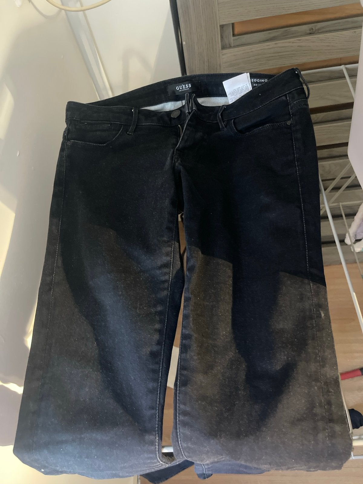 Guess Ultra Skinny Low Jeggings Zwart W30, Ophalen, Gedragen, Zwart, W30 - W32 (confectie 38/40)