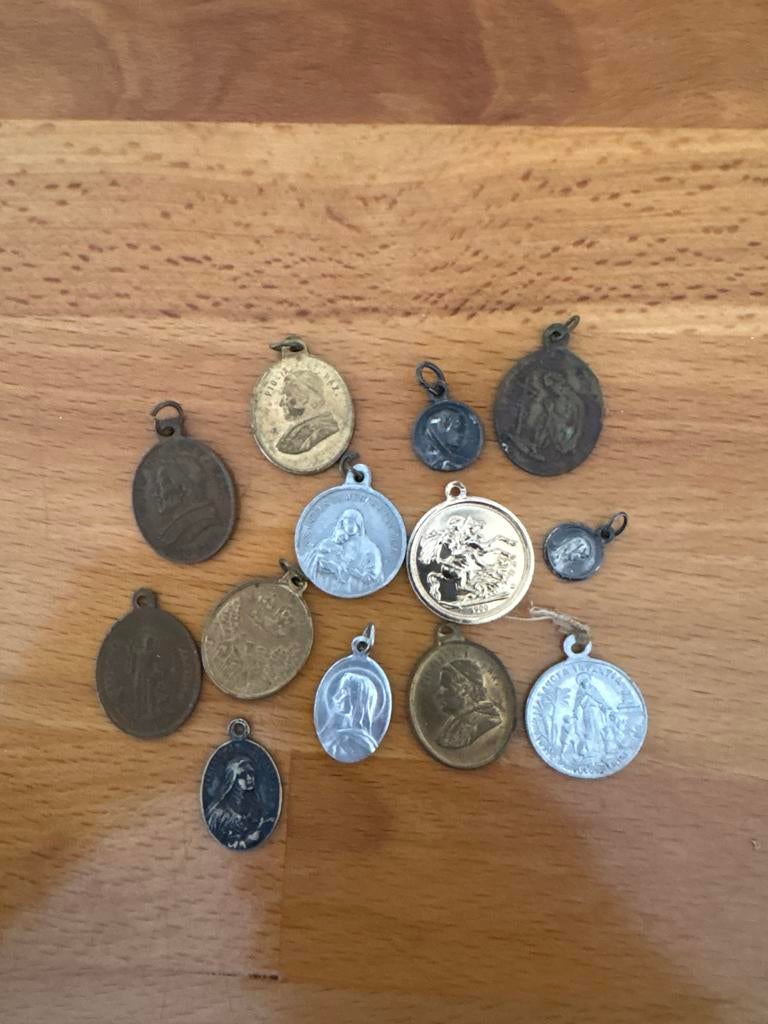 Collectie religieuze medailles, Ophalen of Verzenden, Gebruikt, Overige typen, Christendom | Katholiek